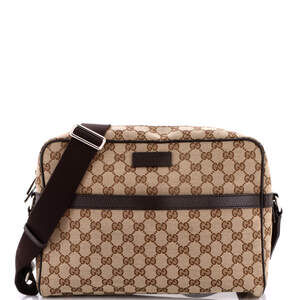 Gucci Front Pocket Zip Messenger Bag Gg #237899G10B